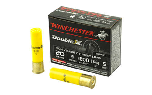 Ammunition Winchester Ammunition Double X 20Gauge3" WIN DBL X HV TRKY 20GA 3" #5 10/100